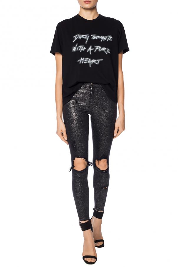 Glitter jeans with rips Amiri - Vitkac Sweden